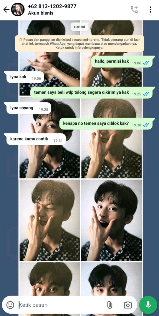 aidowable_'s tweet photo. di cht temenku malah gini wkwkwkwk https://t.co/sjyHElBzj1