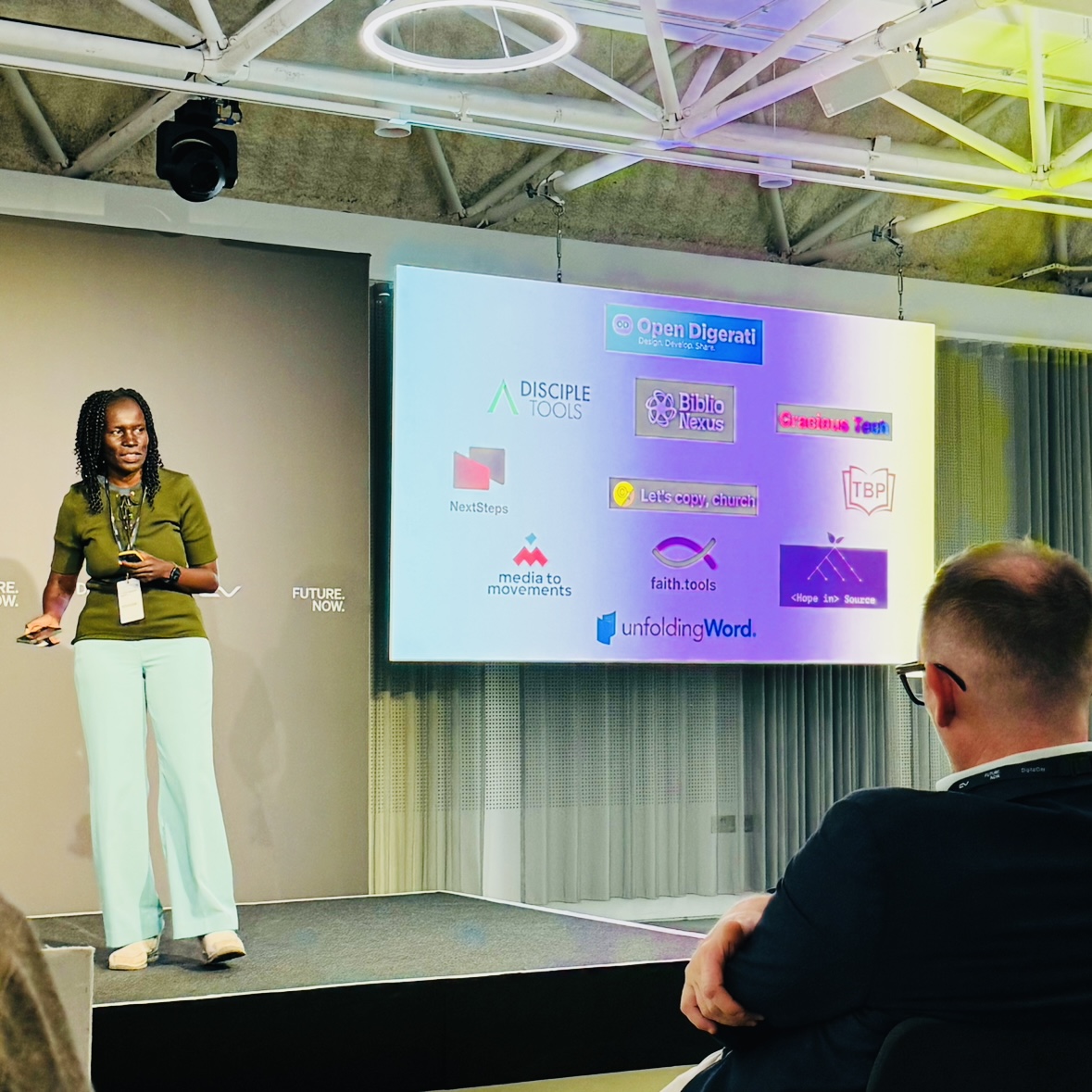 eyeceonline's tweet image. Had a great time last week at Digital Day 24 organised by @cvglobal_ ! Can&apos;t wait for the next one next year :). Great meeting Jay Chen too [1] and hearing the interview with @JohnLennox01 by @jamespoulter ! #ChristiansInTech #MissionMeetsTech
---
[1] cw3.global/origins-and-te…