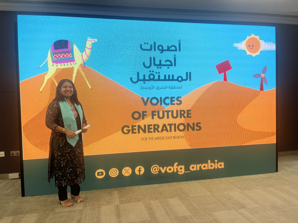 Ambassador School Dubai takes pride in announcing that our very own teacher Ms. Silvia, has been honored as a Teacher Champion by the Voice of Future Generations (VoFG), an initiative organized by the Emirates Literature Foundation <a href="/KHDA/">KHDA | هيئة المعرفة والتنمية البشرية بدبي</a>