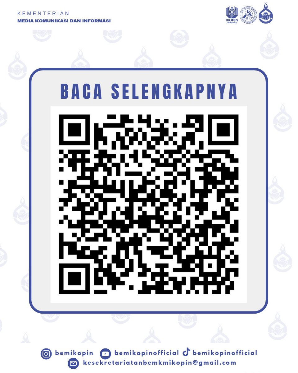 [NEWS LETTER KE-3]

Hallo IKOPIN University!

Kami dari kementerian media komunikasi dan informasi , ingin berbagi program kerja dan kewajiban yang telah kami laksanakan melalui NEWS LETTER BEM ke- 3 .

#kabinetharmonisinergi
#bemkmikopinuniversity2024