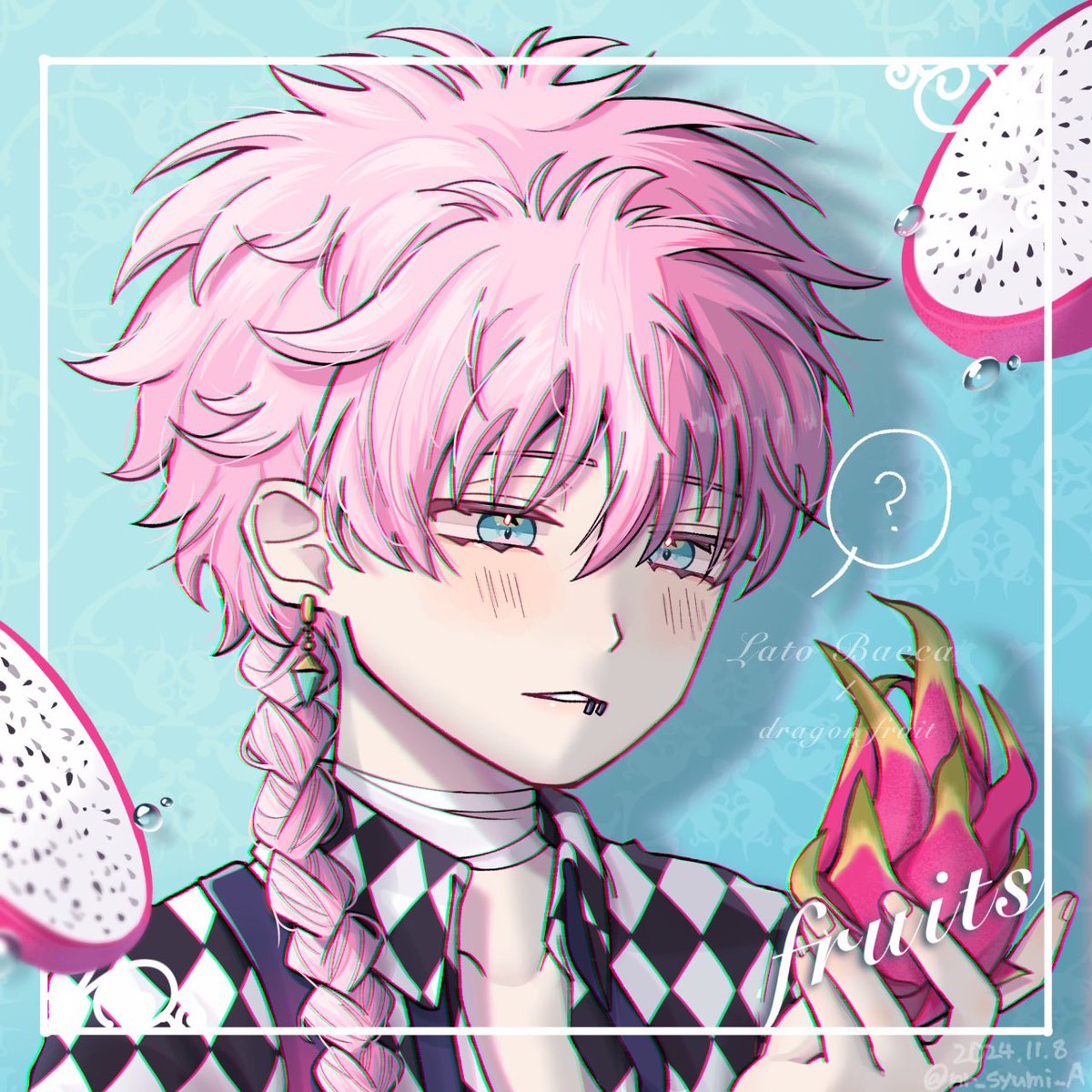nr_syumi_A's tweet photo. ❤️‍🩹×ドラゴンフルーツ
 #aknk_FA  #あくねこ_FA https://t.co/0hw6iNYNKx