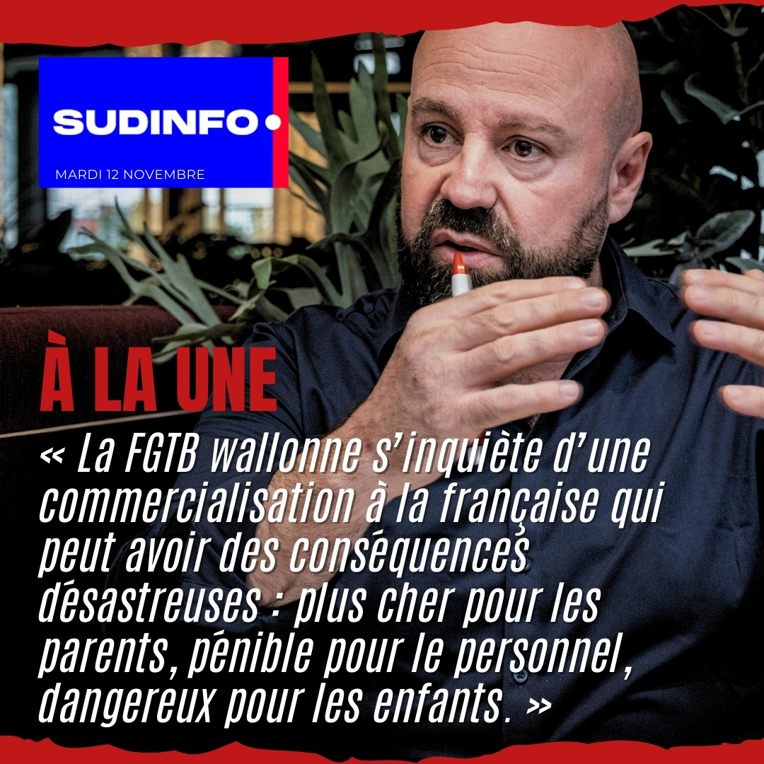 Le Gouvernement wallon veut favoriser les crèches privées. En leur accordant des aides, de l’argent public + liberté de fixer leurs tarifs qui risquent d'exploser.
La FGTB w. se bat pour le développement ambitieux d’un réseau de crèches publiques. Un système juste et solidaire.