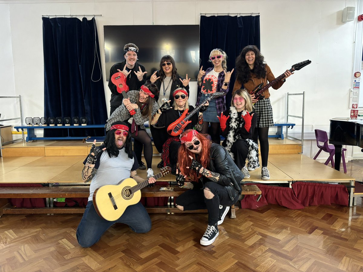 To launch the national TTRS competition, the teachers have vanished and school has been taken over by ROCKSTARS!

This week, the children will have lots of opportunities to take part in Times Table Rock Stars and earn points for themselves and Gillas Lane.

Rock on, gang!🎸🤘