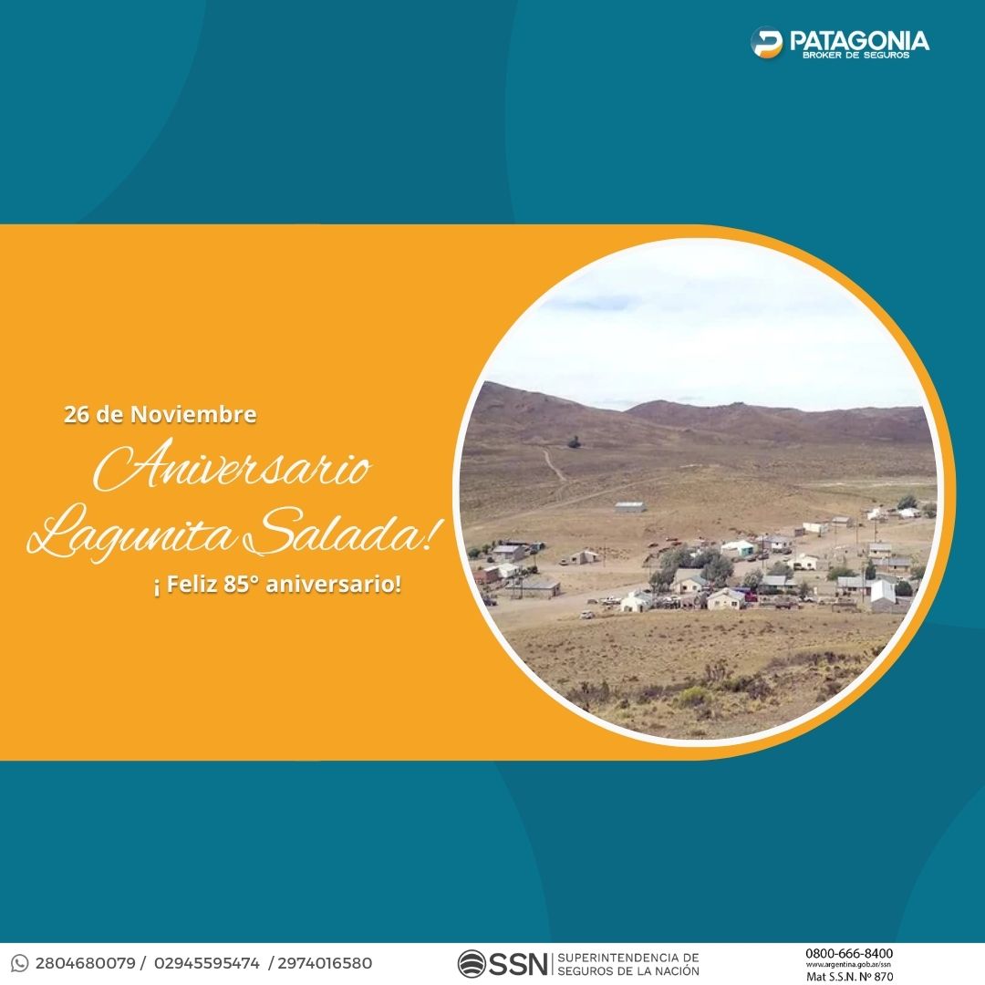 Patagonia Broker SA (@patagoniabroker) on Twitter photo 📷¡Feliz 85° aniversario #LagunitaSalada !
<a href="/patagoniabroker/">Patagonia Broker SA</a> saluda a los vecinos y autoridades de dicha comuna rural 📷 📷¡Feliz 85° aniversario #LagunitaSalada !
<a href="/patagoniabroker/">Patagonia Broker SA</a> saluda a los vecinos y autoridades de dicha comuna rural 📷