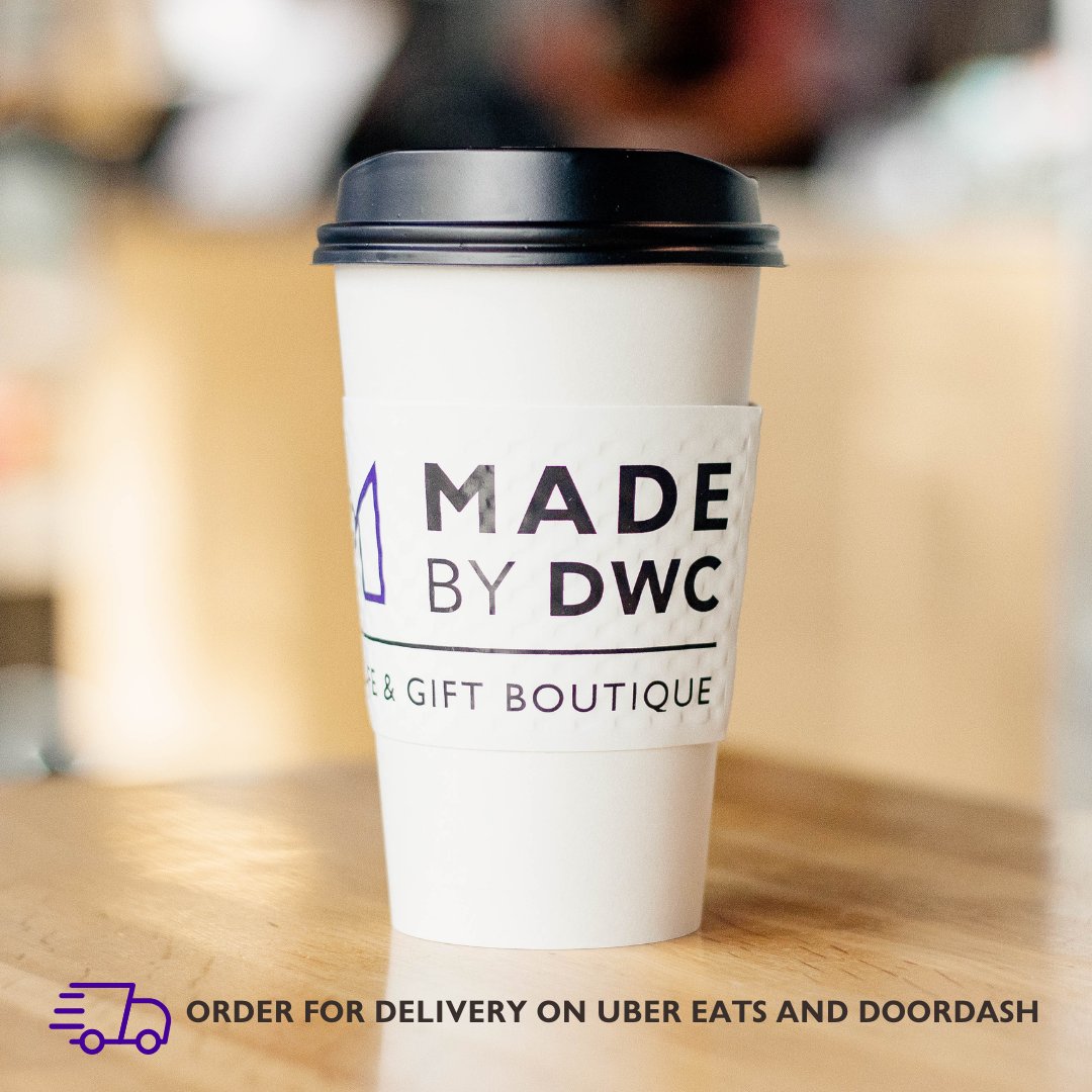 Fill your cup with purpose at our café! ☕️ 

Every sip supports our mission to end homelessness through employment for women and gender-diverse individuals. 💜 

Order online for pickup or get your favorites delivered via DoorDash or UberEats. 

Order now! linkin.bio/madebydwc