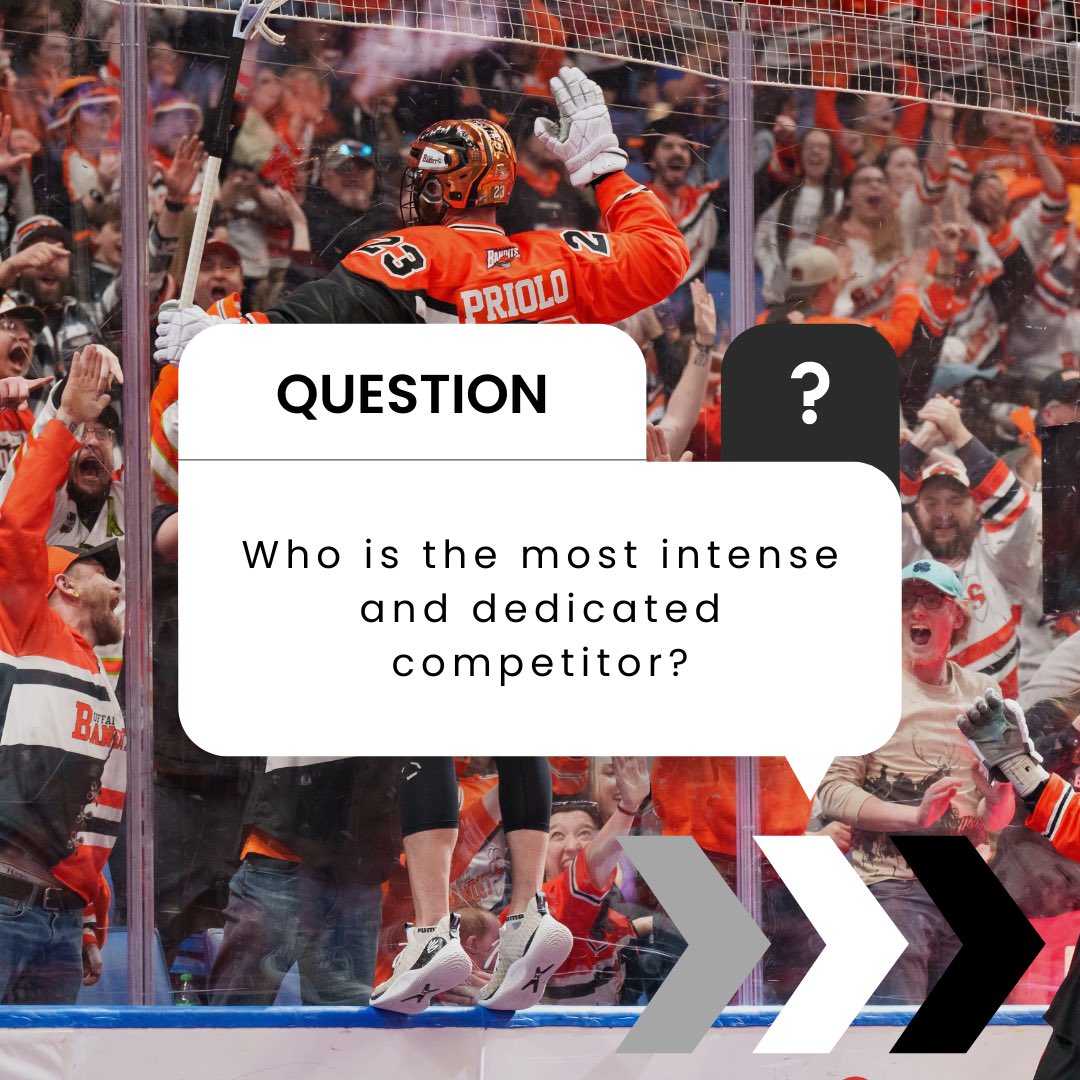 NLLPA's tweet photo. We asked NLL players, ‘who is the most intense competitor?’

Check the link in our bio to see a full break down of this years NLL Player Poll. 

*Results only show the top 6

#NLLPA #NLL #PlayerPoll #Lacrosse https://t.co/Ttoz70ainl