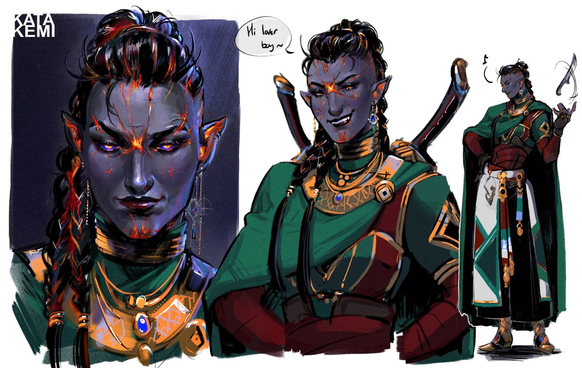 Vesper of Blackfire Company. #dnd