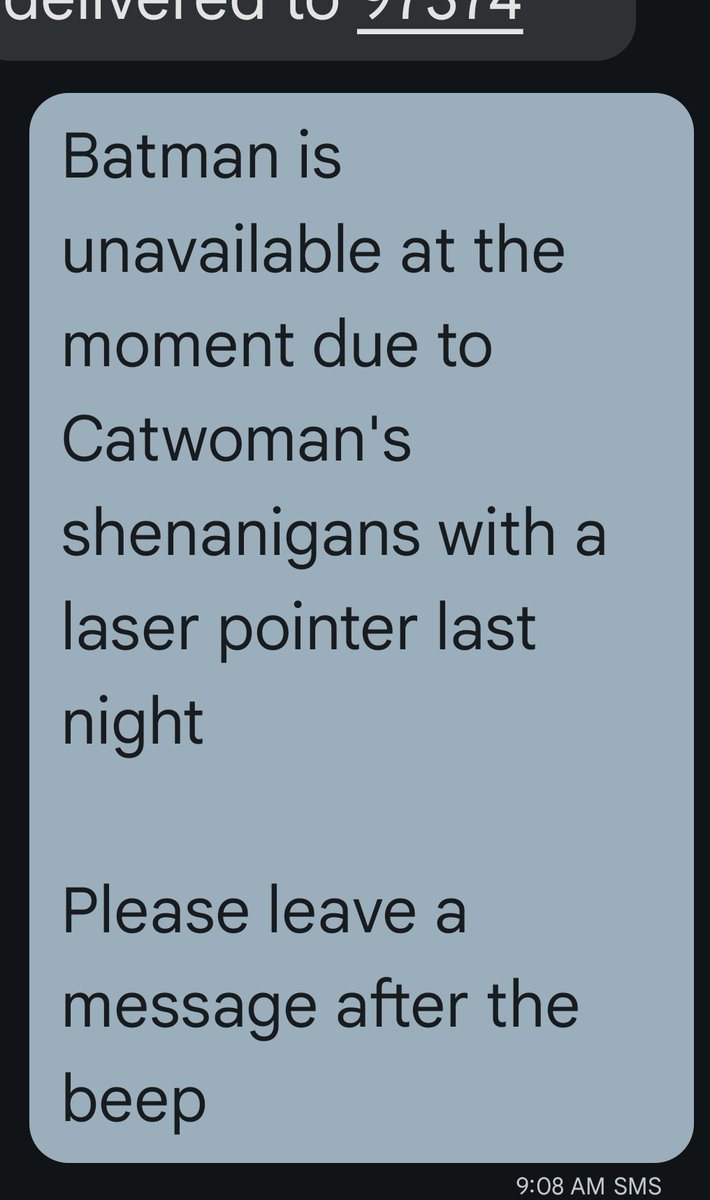 When you get that random message from an unknown number.....