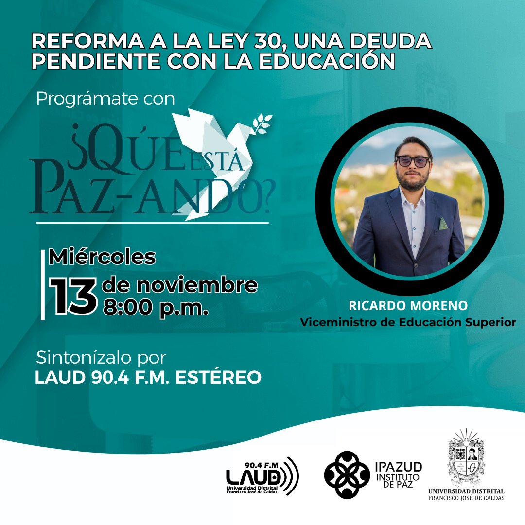 Instituto de Paz de la Universidad Distrital tweet media