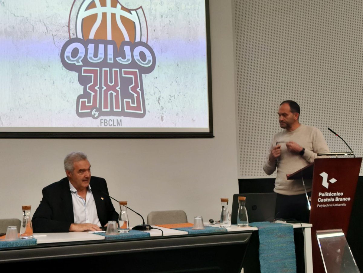 FBCLM (@fbclm) on Twitter photo El Director del Aula FBCLM - <a href="/uclm_es/">Universidad de Castilla-La Mancha</a> y uno de los coordinadores del Programa #Quijo3x3, <a href="/snchez_mauro/">Mauro Sánchez</a> , realizó una exposición del mismo y su implantación en CCEE en el XII Congreso Ibérico de Baloncesto celebrado en la E.S.E. de Castelo Branco (Portugal) del 7 al 9 Noviembre. El Director del Aula FBCLM - <a href="/uclm_es/">Universidad de Castilla-La Mancha</a> y uno de los coordinadores del Programa #Quijo3x3, <a href="/snchez_mauro/">Mauro Sánchez</a> , realizó una exposición del mismo y su implantación en CCEE en el XII Congreso Ibérico de Baloncesto celebrado en la E.S.E. de Castelo Branco (Portugal) del 7 al 9 Noviembre.