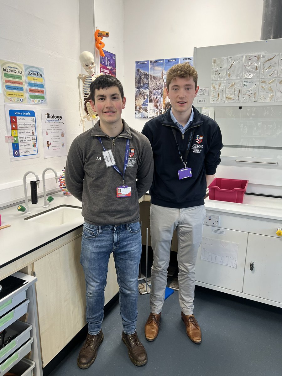 Mintlaw Science (@mintlawsci) on Twitter photo We are very pleased to welcome Aidan and Owen - two medical students from <a href="/AbdnLifeScience/">UoA Medicine, Medical Sciences and Nutrition</a>. We are so excited for their input in engaging our learners in all things health π #LearningTogether We are very pleased to welcome Aidan and Owen - two medical students from <a href="/AbdnLifeScience/">UoA Medicine, Medical Sciences and Nutrition</a>. We are so excited for their input in engaging our learners in all things health π #LearningTogether