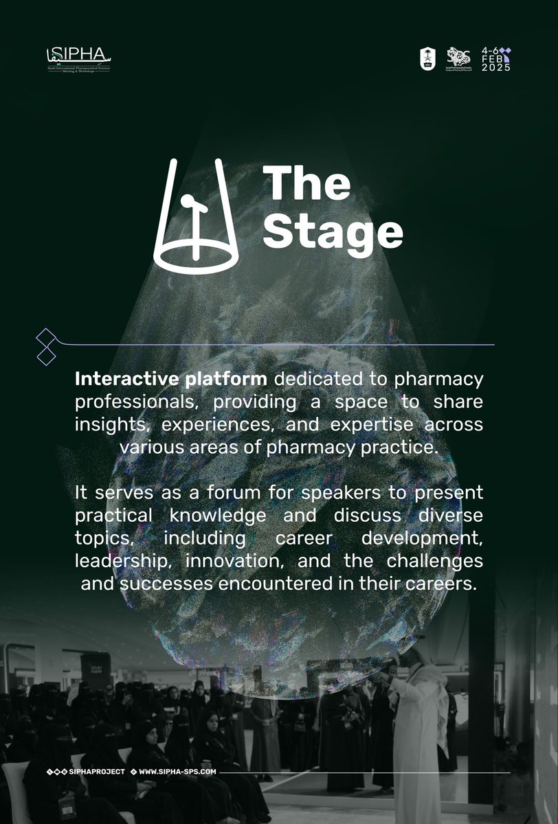 The Stage is Now Open!🎤

Share your unique perspective with a diverse audience of professionals and enthusiasts from across the pharmacy fields at #SIPHA25

Register Now | forms.gle/ofVEoXVwta9s5i…