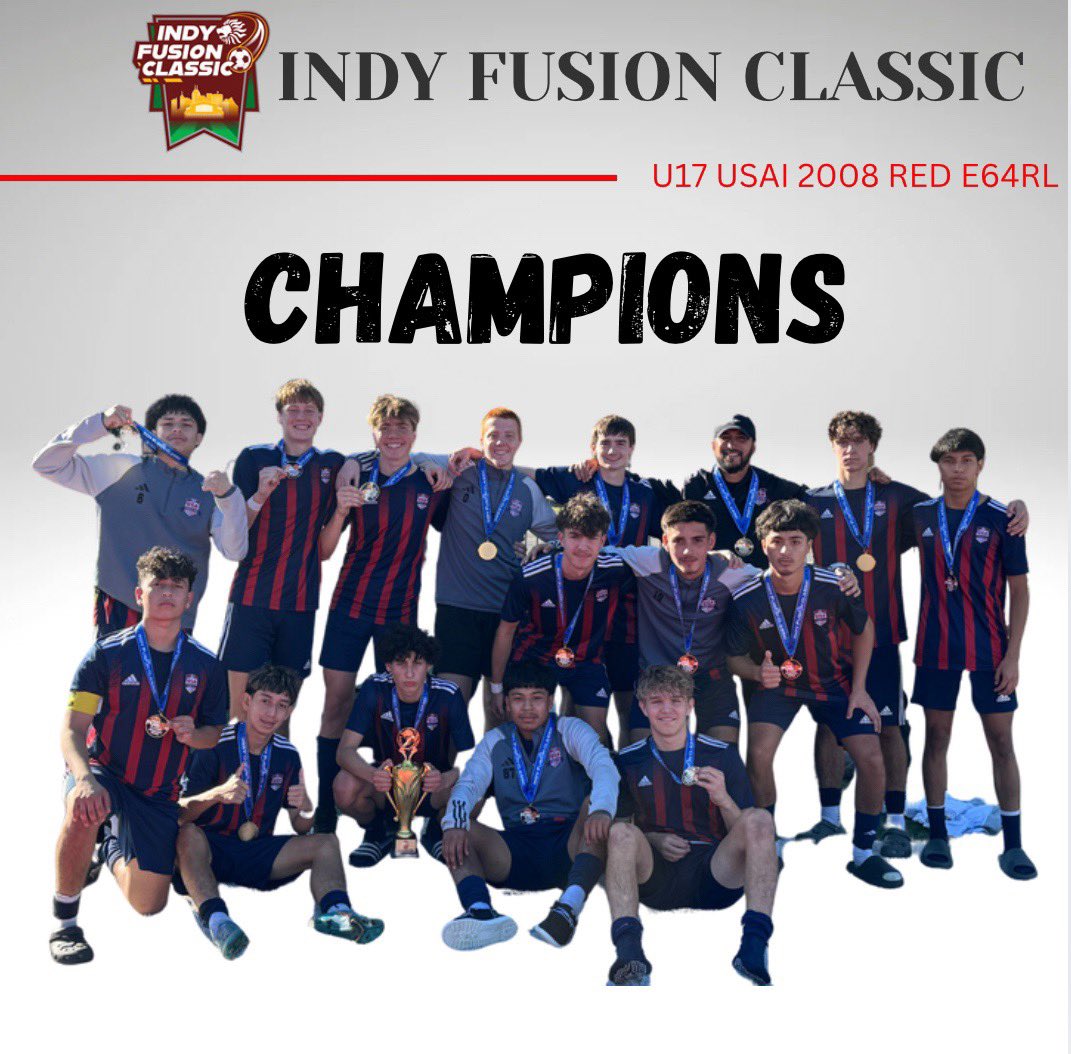 Indy Fall Fusion Champs 🏆 <a href="/CoachNathan10/">Nathan Herrera</a> <a href="/CoachJasonRUSAI/">Jason Rich</a> <a href="/USAofIndiana/">USA of Indiana Youth Soccer</a>