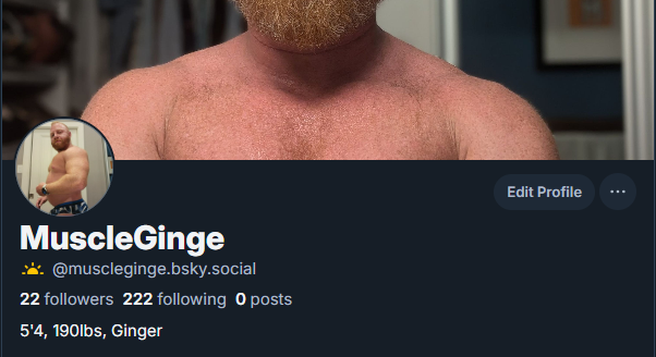 MuscleGinge's tweet image. Find me on Bluesky.  Working on building out my profile there but will be deleting this profile soon.