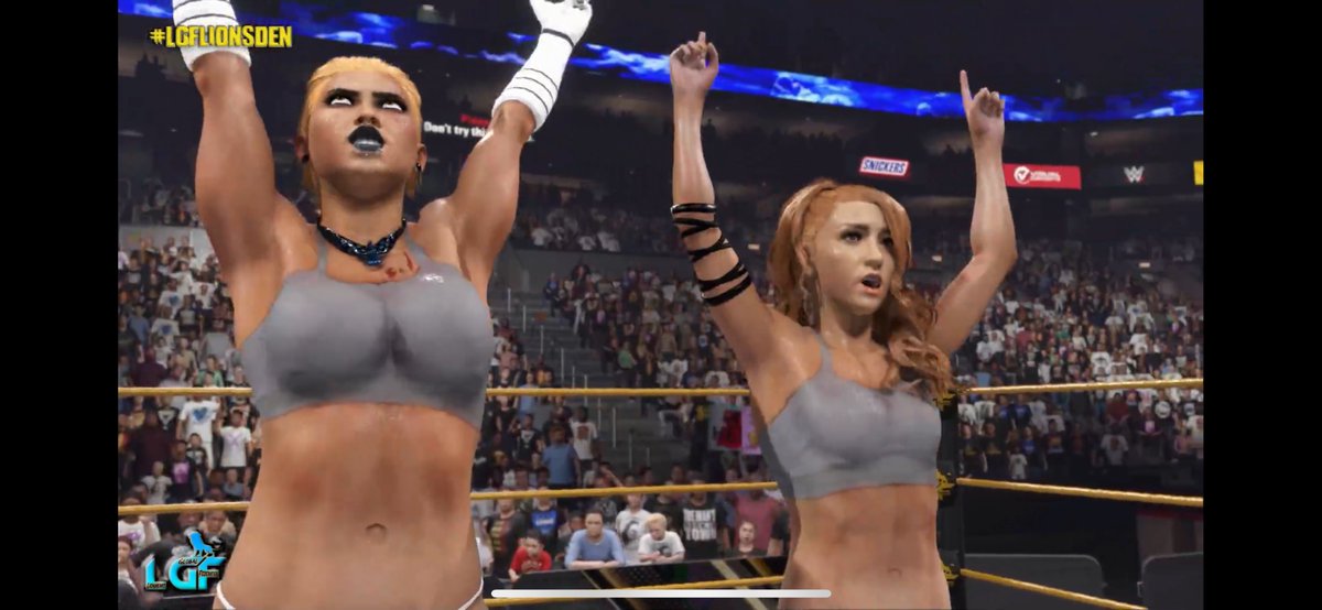 (2/2) So yeah not my proudest match by far. However, while tagged out, I did get to see from up close what Albright can do. More times than not, she looked pretty dominant out there. She’s ready. Ready to take on <a href="/SophiaWinters03/">❄️😈ソフィア・ウィンターズ❄️😈</a> and end her run as champion. #HereWeAre