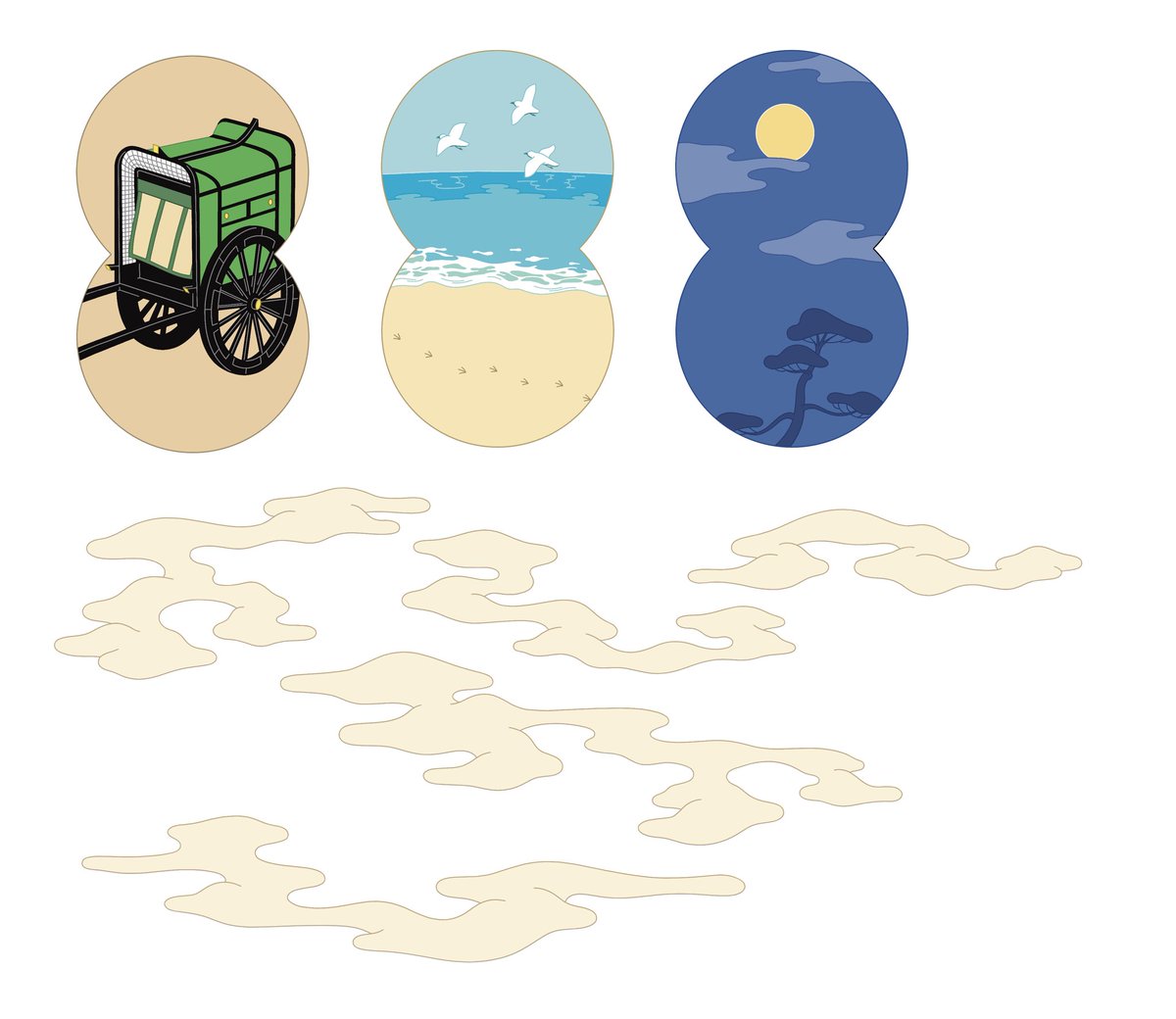 話はたまにとびますが 「うた」で読む日本のすごい古典/安田登 著

こちらの装画用に描いた素材です。
今回はこれをこの素敵な表紙に仕上げてもらいました。(装丁 アルビレオ) 