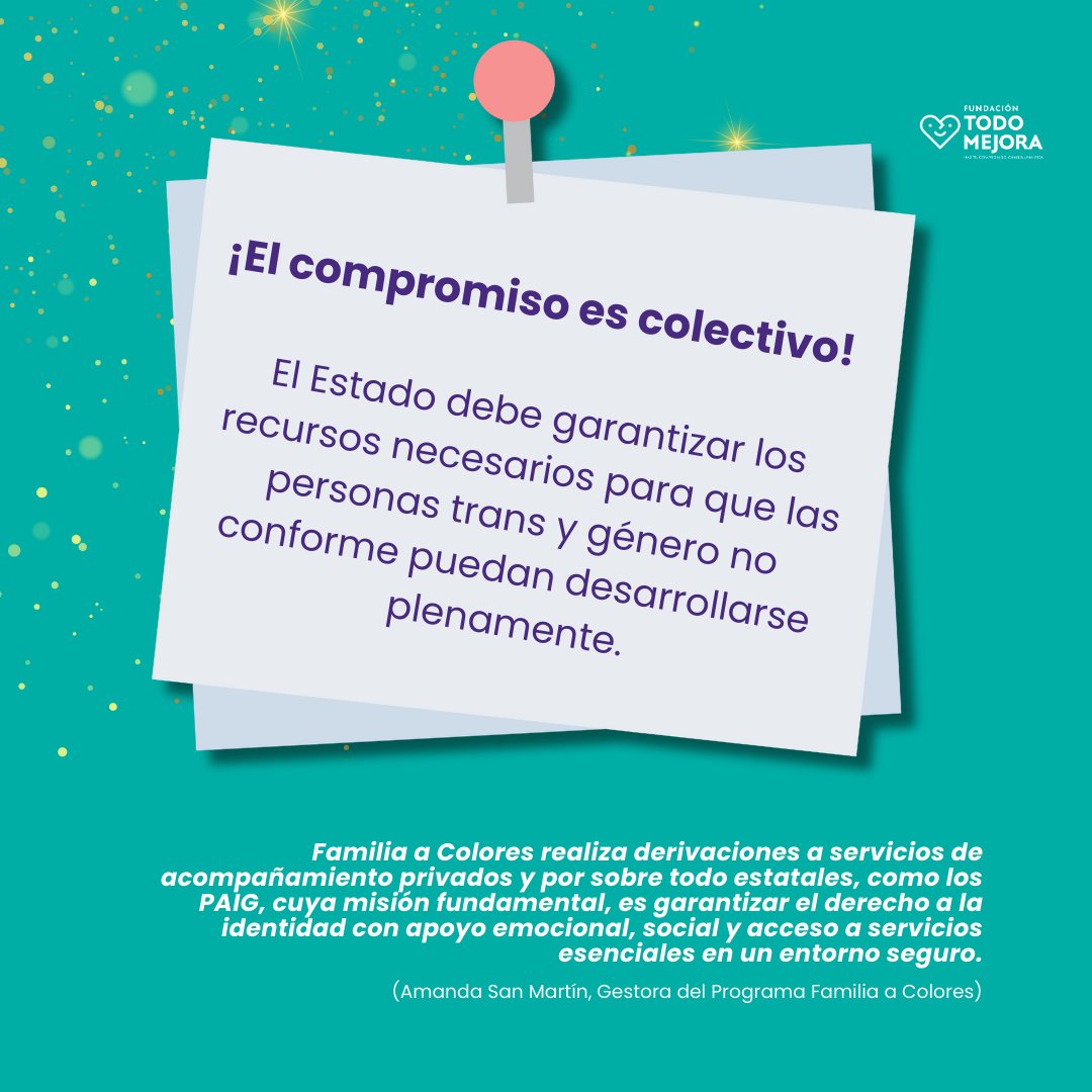 Es crucial asegurar la salud y el desarrollo integral de las niñeces trans, un compromiso de toda la sociedad: familias, instituciones, organizaciones y el Estado. Es vital contar con los bienes necesarios para garantizar su bienestar 🏳️‍⚧️#PAIG #SaludTransparaChile