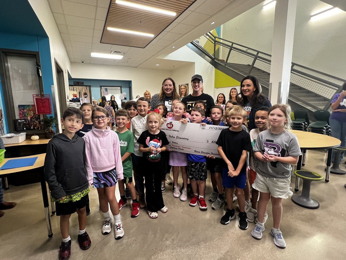 Thank you Boerne Education Foundation!! My kiddos were so excited. <a href="/BoerneISD/">Boerne ISD</a> <a href="/FabraElem/">Fabra Elementary School</a> <a href="/Fabra_Principal/">Mr. Latiolais</a>