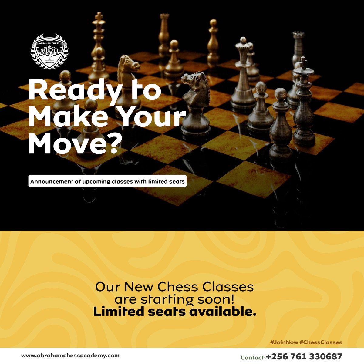AbrahamChessA's tweet image. Ready to make your move? Register for our upcoming holiday classes now! ♟️🚀
Contact 0761330687
#JoinNow #chessclasses #holidays #mujemedia @MujeMedia