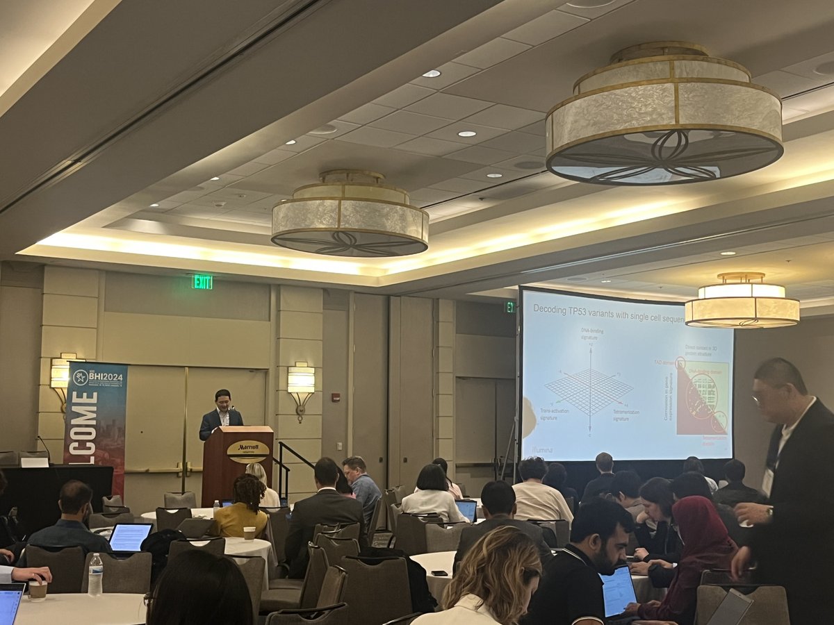An illuminating keynote from Illumina. It was great to have Dr. Kyle Farh delivering the keynote at BHI 2024. #BHI2024 #DeepLearning #Genetics