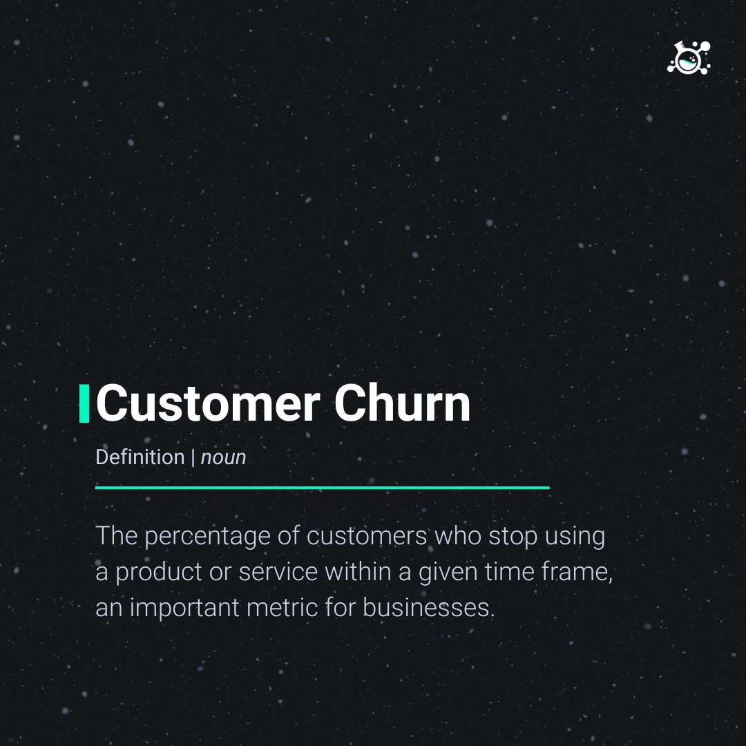 methodanalytics's tweet image. 🔍 Method Analytics Word of the Week: Customer Churn
Keeping tabs on loyalty! Customer churn is the percentage of customers who discontinue using a product or service over a specific time period, offering key insights into retention and growth.
👉 Want to reduce churn? Explore…