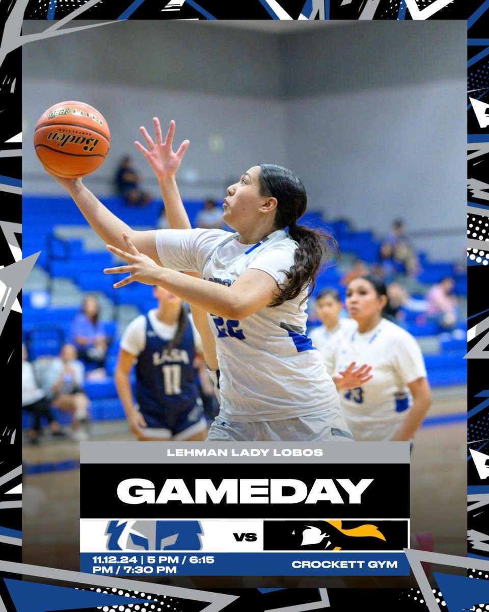 LadyLobo_Hoops's tweet photo. Join the Lady Lobos as we Travel to Crockett High School to take on the Cougars.
Freshman 5 PM - JV 6:15 PM - Varsity 7:30 PM
#LetsgetCRAZY #Loboup #Hayscisd https://t.co/6hWlto9A0O