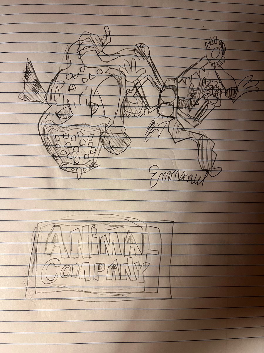 Gracefulbellla's tweet photo. My 9 year old wanting me to post his fan art for @AnimalCompanyVR https://t.co/vWsQMG06Sq