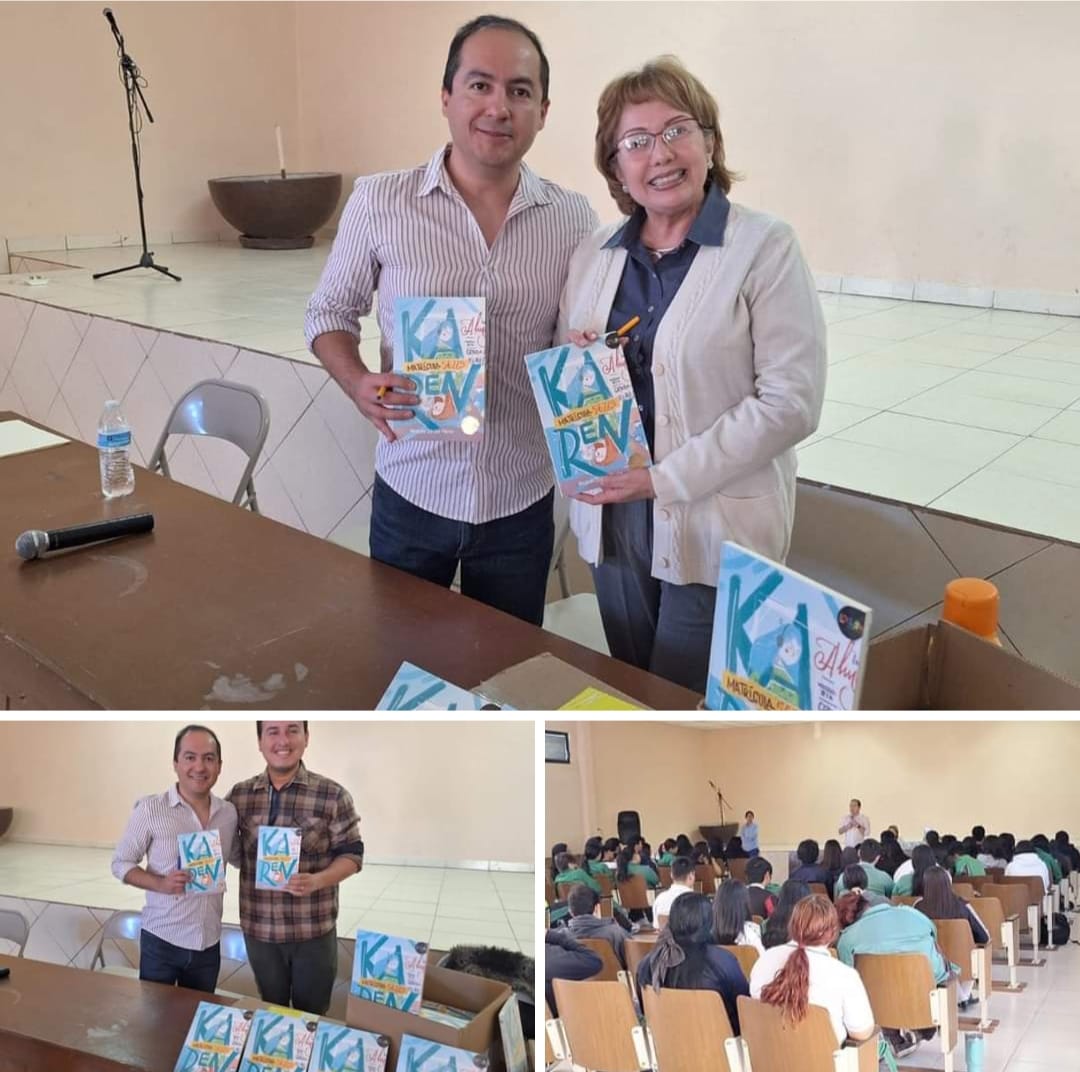Presentamos "Karen, matrícula 56220" a los chicos de preparatoria del CBTA de Ciudad Constitución, en Baja California Sur. Descubrimos que hacemos literatura cuando compartimos con los demás las hazañas de nuestras vidas.
<a href="/sm_literatura/">Literatura SM México</a>