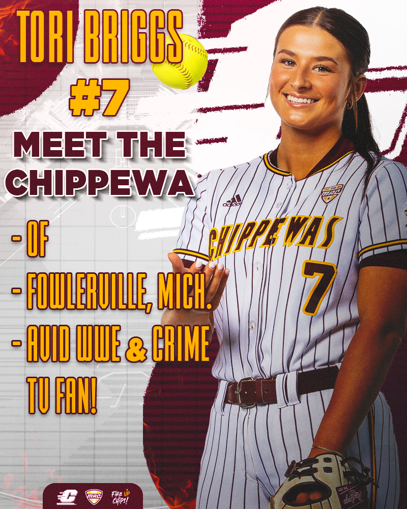 CMUSoftball's tweet photo. Briggsyyyyyyy!

A two-year letter winner on the Fowlerville High School Girls Golf Team 👀

#FireUpChips🔥⬆️🥎 https://t.co/Z8sY34TQOQ