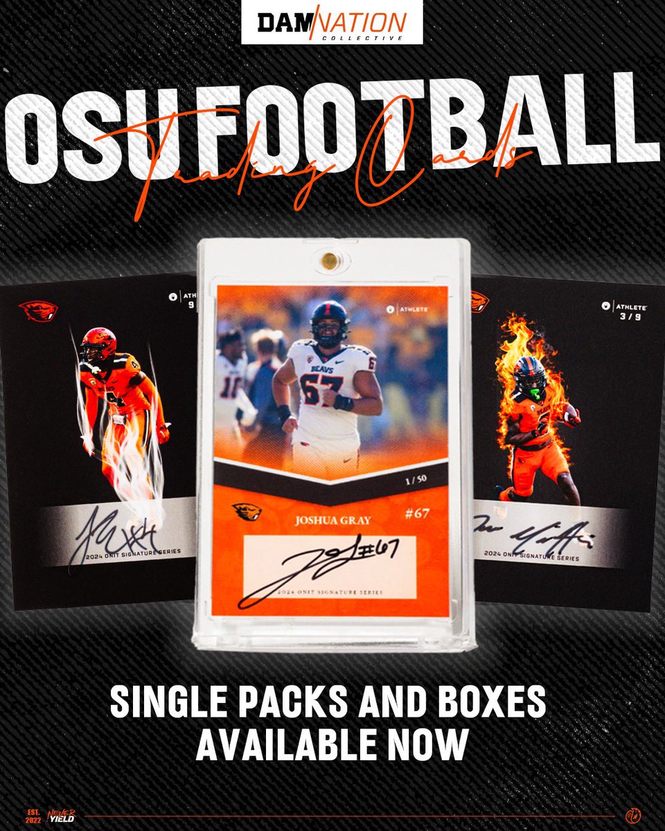 Kobe Singleton (@thatboykobe_) on Twitter photo Beavs fans, the new ONIT (<a href="/onitathlete/">ONIT Athlete</a>) trading cards are finally here! π Grab a platinum box with a guaranteed autograph or pick up single packs. Every purchase goes a long way in supporting us! π tinyurl.com/onitbeavercards Beavs fans, the new ONIT (<a href="/onitathlete/">ONIT Athlete</a>) trading cards are finally here! π Grab a platinum box with a guaranteed autograph or pick up single packs. Every purchase goes a long way in supporting us! π tinyurl.com/onitbeavercards
