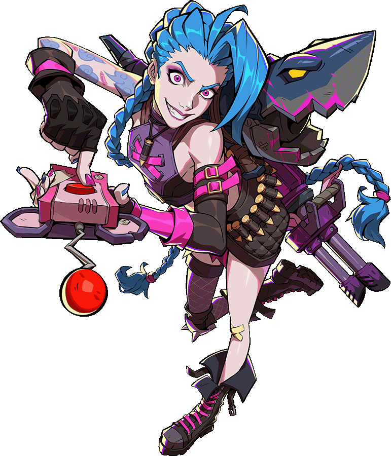 Play2XKO's tweet photo. here are some jinx wallpapers n whatnots. have fun! https://t.co/YIEcGCTy9D