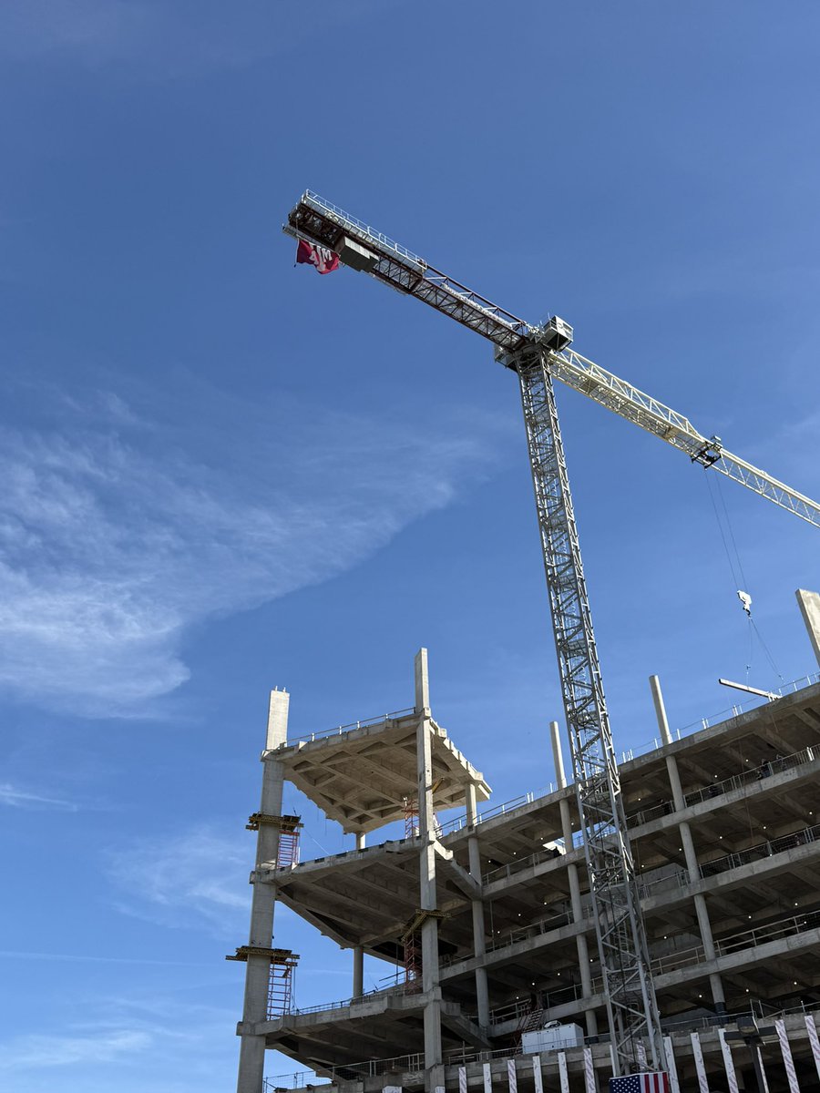 We celebrated a major milestone yesterday at the <a href="/TAMU/">Texas A&M University</a> Law and Education Building topping-off ceremony! The new eight-story building at the downtown #FortWorth campus is taking shape and is set to be completed by summer 2026!