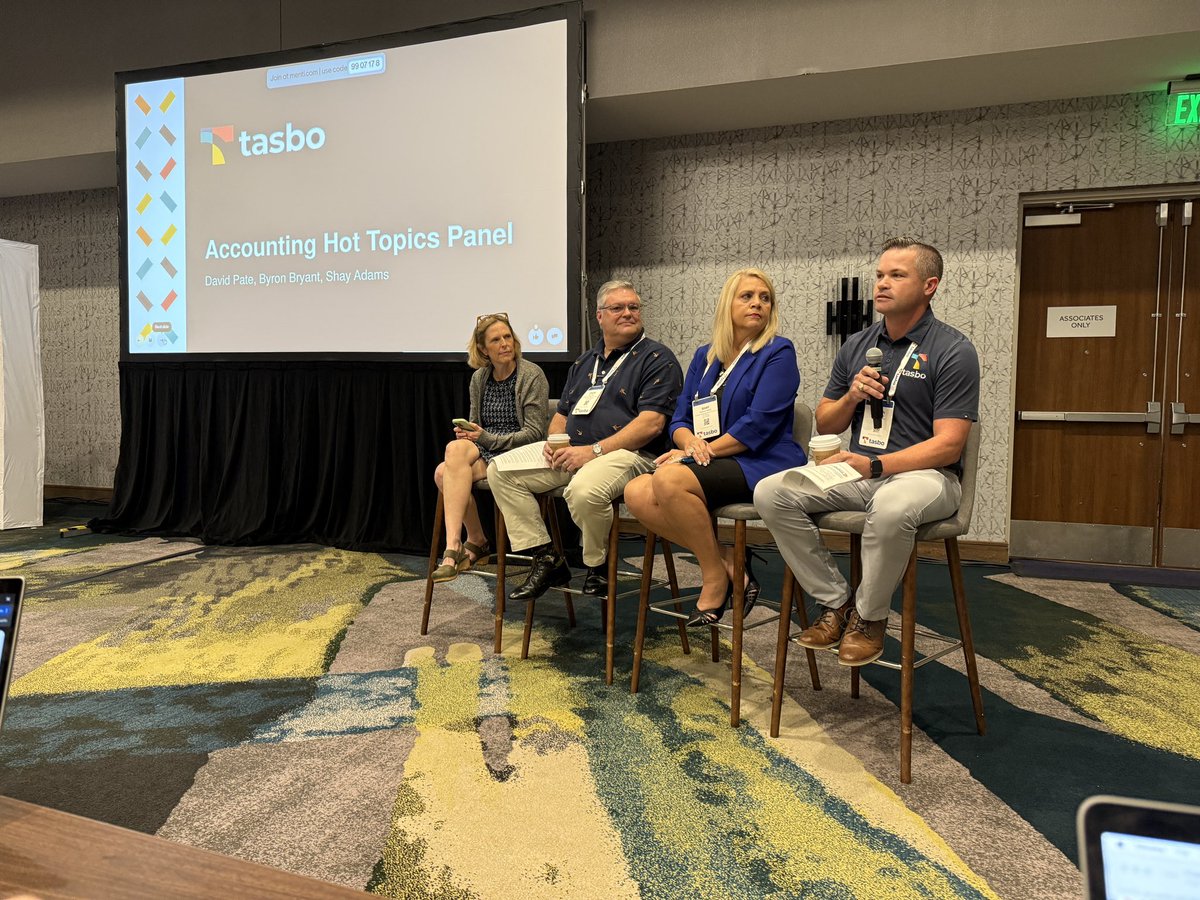 Lots to learn this morning at the TASBO Finance Academy from some great leaders. <a href="/tasbo/">TASBO</a>