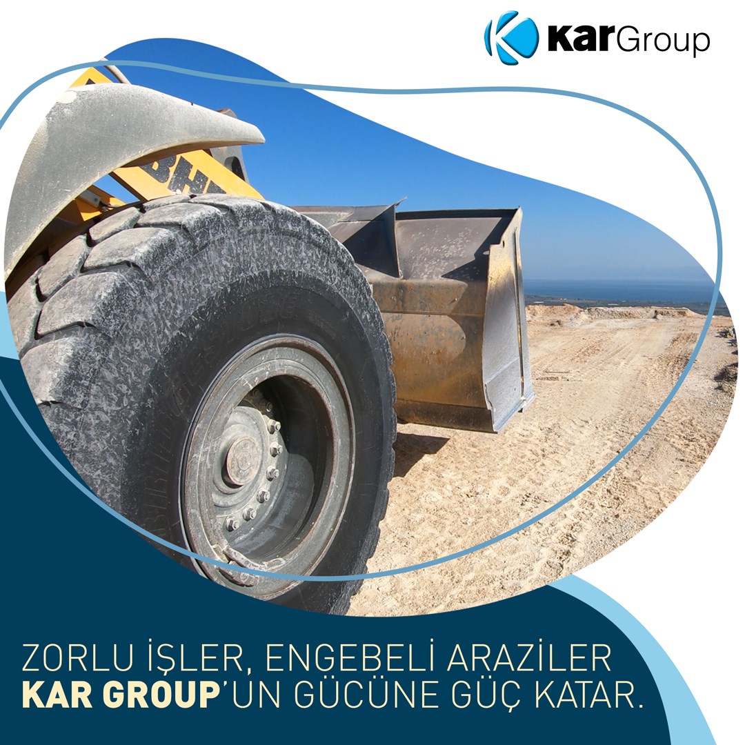 Zorlu işler, engebeli araziler Kar Group'un gücüne güç katar. #HerZamanGüçlü #KarGroup