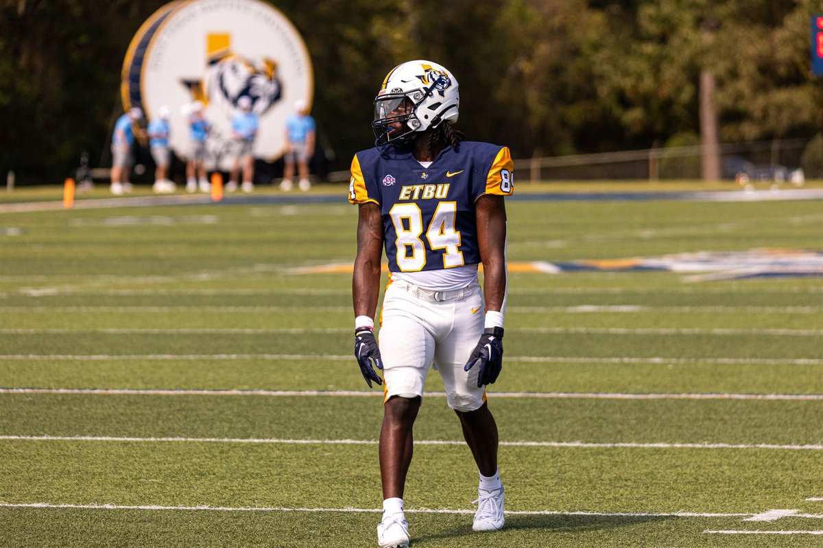 Jamare Smothers (@jamaresmothers) on Twitter photo #AGTG After a great conversation with <a href="/CoachJMoss4/">Jaylan Moss</a> I am blessed to received an offer from East Texas Baptist University!
<a href="/ETBUCoachRu/">Coach Ruzicka</a> <a href="/ETBU_Football/">ETBU Football</a>
<a href="/CoachBarnes91/">Darnell Barnes M.Ed</a> <a href="/TRRoughRiderFB/">Roosevelt Rough Riders</a> #AGTG After a great conversation with <a href="/CoachJMoss4/">Jaylan Moss</a> I am blessed to received an offer from East Texas Baptist University!
<a href="/ETBUCoachRu/">Coach Ruzicka</a> <a href="/ETBU_Football/">ETBU Football</a>
<a href="/CoachBarnes91/">Darnell Barnes M.Ed</a> <a href="/TRRoughRiderFB/">Roosevelt Rough Riders</a>