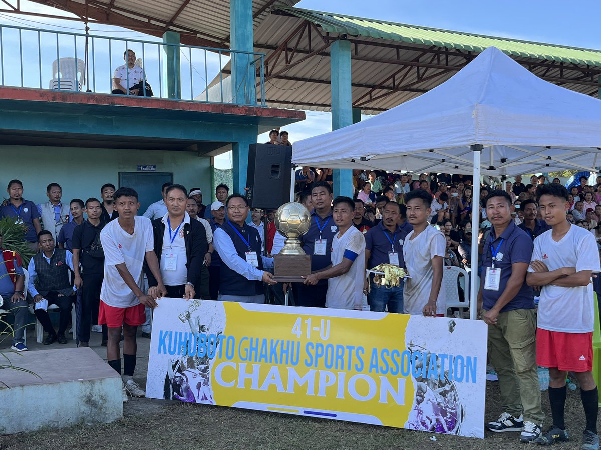 Mughavi_Swu's tweet photo. @iksema007 @YouTube On 12th November 2024, At the 41st Session closing ceremony of the Kuhuboto Ghakhu Sports Association event as the guest of honour. https://t.co/a5yawdTFLX