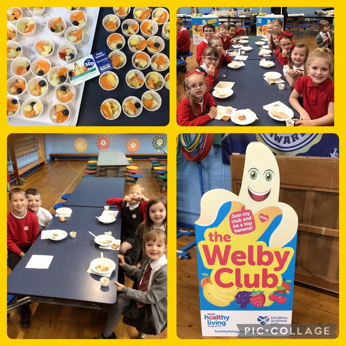 Primary 3 had a wonderful healthy taste testing experience  this morning.😋Huge thanks to the lovely ladies from Scotmid! 🤗The children loved trying new fruits  and had fun completing the activities in their goodie bags  after our  session. 🤩 🍌<a href="/SGFHEALTHY/">SGF HEALTHY LIVING</a>