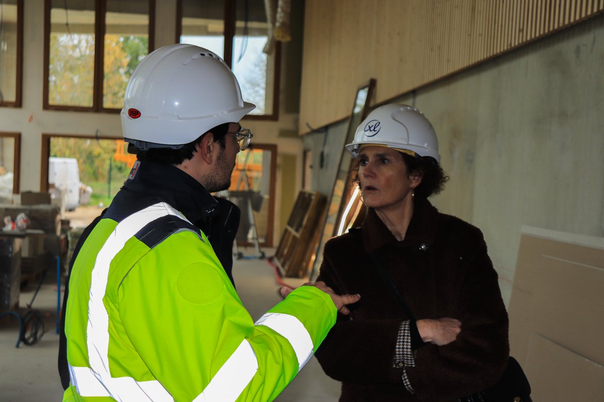 [#NouveauCampus 🏗] #Excelia a accueilli la presse sur son futur campus à #Tours ! L'occasion de rappeler son ambition ➡️ réinventer le système d'#enseignement grâce à des #pédagogies innovantes et immersives pour améliorer l’expérience d’#apprentissage des étudiants 👏