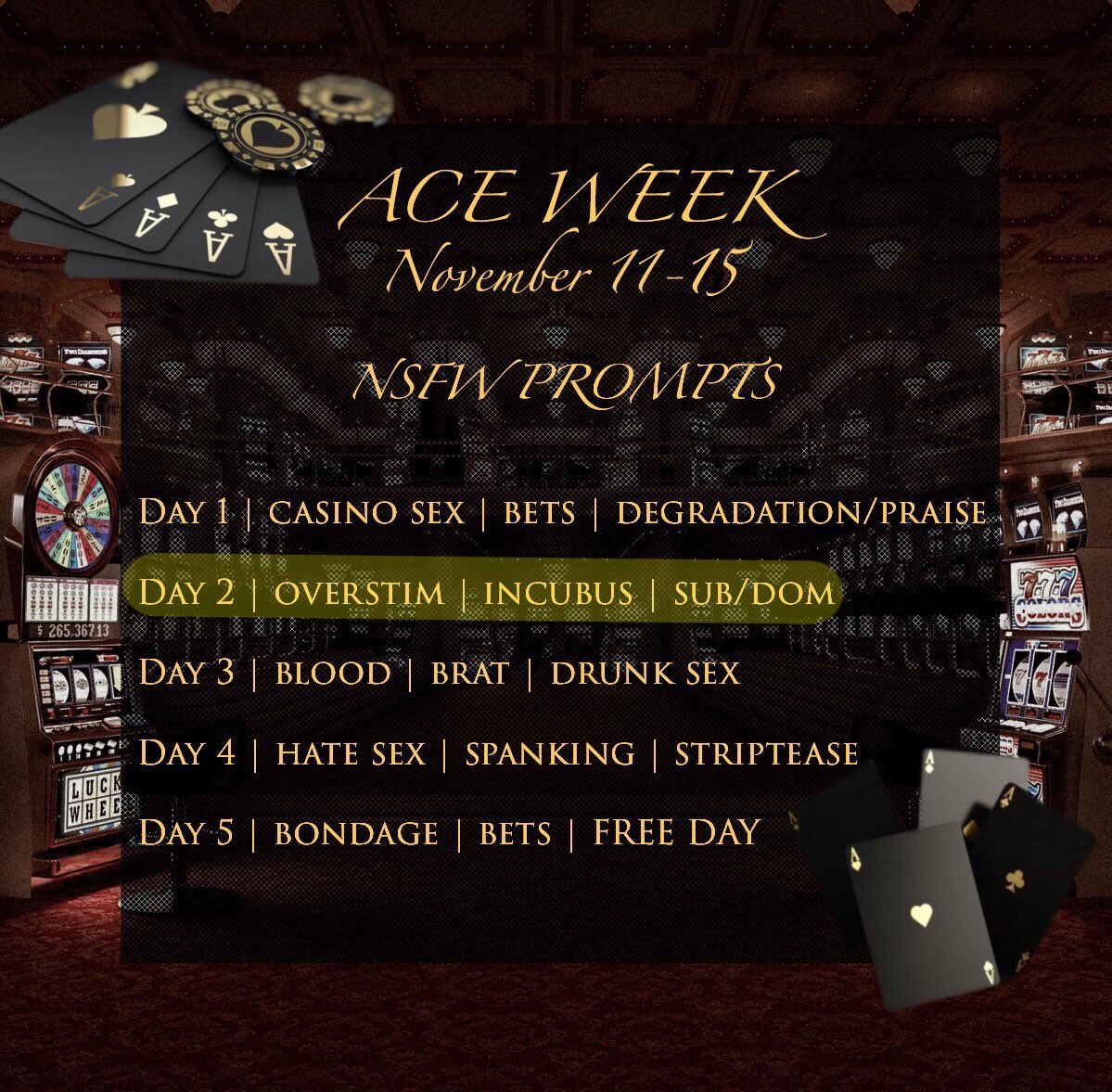 ♤《 ACE WEEK DAY TWO 》♤

#acebsd #ace #bsd #acebsdweek