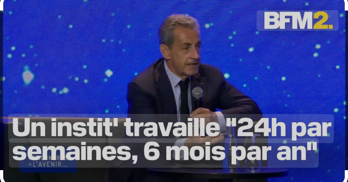Comment <a href="/NicolasSarkozy/">Nicolas Sarkozy</a> ancien Président de la République peut-il tenir un tel propos ?

Comment, à ce niveau là, peut-on avoir une telle méconnaissance du travail des enseignants ?

Pourquoi un tel mépris envers ceux qui sont les ultimes remparts face aux maux de notre société ?