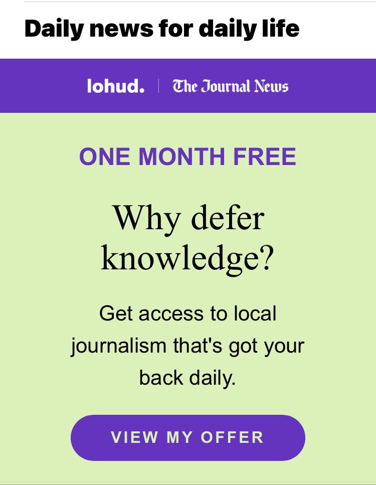 Hey, <a href="/Gannett/">Gannett</a> and <a href="/carrieyale/">Carrie Yale</a>.  Why defer a fair contract for journalists across the Lower Hudson Valley? Who REALLY has readers’ backs? The actual photographers and reporters on the front lines. Quit stalling. #FairContractNow