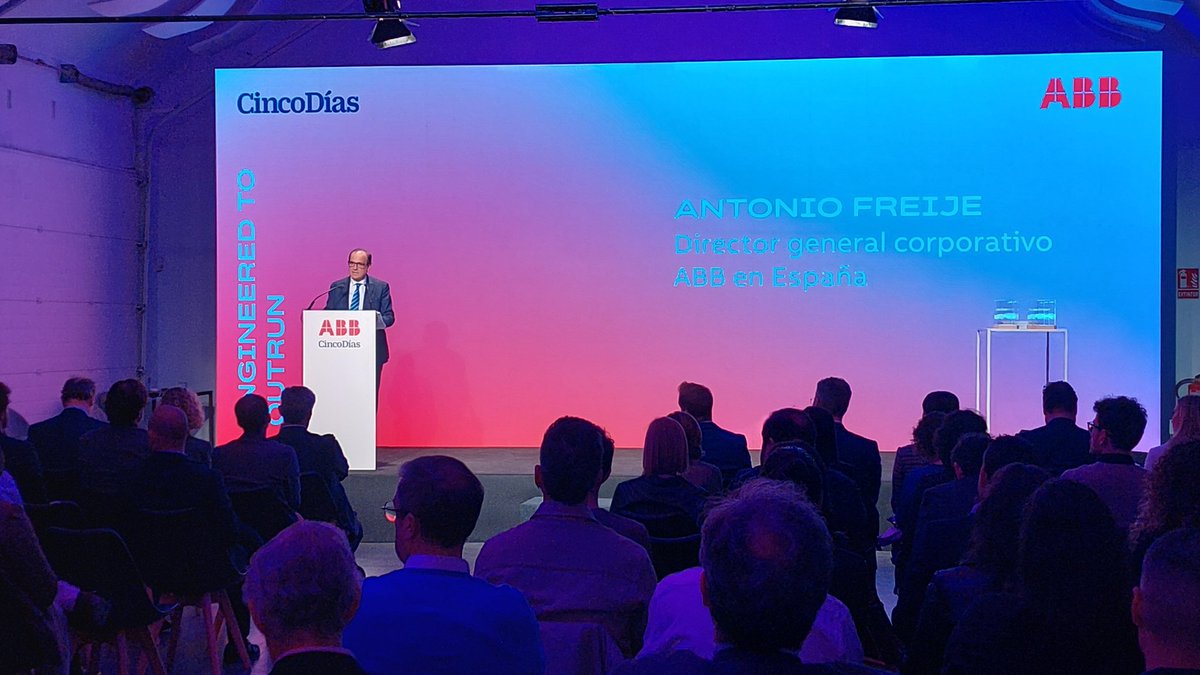 ABB en España (@abb_spain) on Twitter photo Arranca la ceremonia de los #ABBAwards24 con las palabras de Antonio Freije, director general corporativo de ABB en España Arranca la ceremonia de los #ABBAwards24 con las palabras de Antonio Freije, director general corporativo de ABB en España