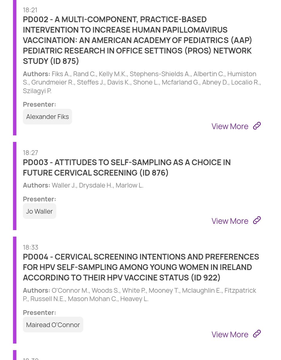 Mairead O'Connor, PhD (@maireadoconnor8) on Twitter photo Presenting some findings from our <a href="/NSShse/">National Screening Service</a> survey on women's views on #cervicalscreening & #HPV self-sampling tmr at #IPVC2024 in a poster discussion -
screening intentions & preferences among young women in Irl by self reported #HPVvaccine status <a href="/IPVSociety/">IPVS - International Papillomavirus Society</a> <a href="/SineadWoods4/">Sinéad Woods</a> Presenting some findings from our <a href="/NSShse/">National Screening Service</a> survey on women's views on #cervicalscreening & #HPV self-sampling tmr at #IPVC2024 in a poster discussion -
screening intentions & preferences among young women in Irl by self reported #HPVvaccine status <a href="/IPVSociety/">IPVS - International Papillomavirus Society</a> <a href="/SineadWoods4/">Sinéad Woods</a>