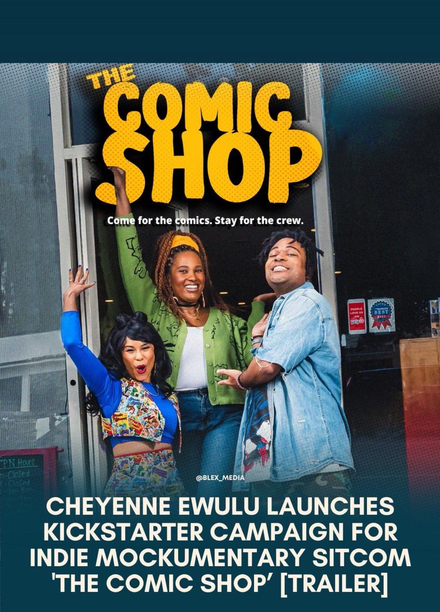 CheyenneTheGeek's tweet photo. LET. US. COOOOOK! Thank you for this awesome write up @blex_media !!! #TheComicShopSeries https://t.co/xF2OTBoiFH