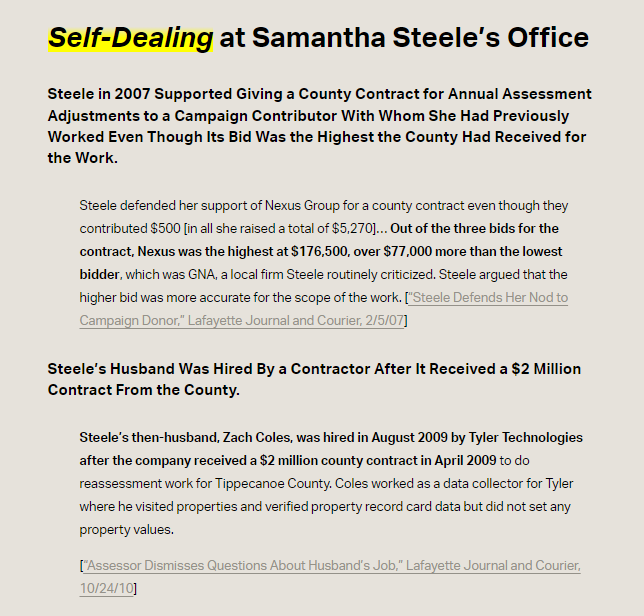 Irdienstag's tweet photo. Some of the highlights from earlier is Steele's unimpressive, unscrupulous career https://t.co/1TmvylesB3