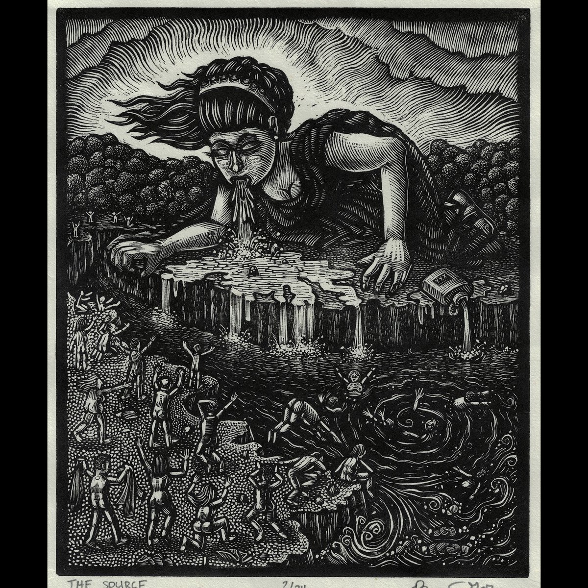 midwestgomez's tweet photo. "The Source" - Limited edition wood engraving - 6x5 inches. Now available in my Etsy shop:
https://t.co/09XzOUvfhF
#woodEngraving #printmaking #woodcut #artForSale #etsy https://t.co/DFR0Be8ZNk