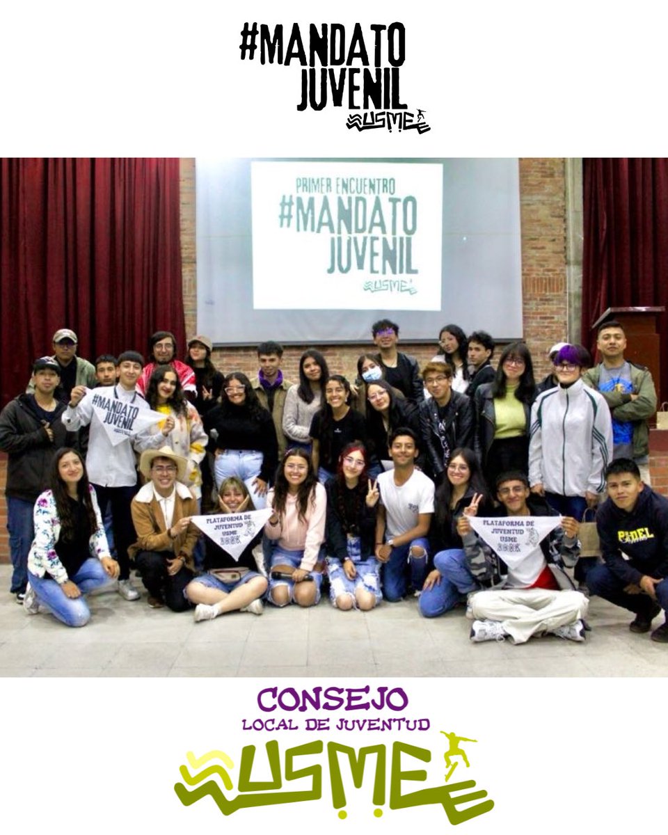 cljuventudusme's tweet photo. Así se vivió el primer encuentro del #MandatoJuvenil de #Usme 🔥🙌🏻
Construiremos agenda local de juventud en base a las problemáticas y propuestas señaladas por las y los jóvenes de la localidad ❤️‍🔥

Nos vemos en el próximo encuentro, esta vez en la ruralidad 🍃 https://t.co/H0W8Xrrlkp