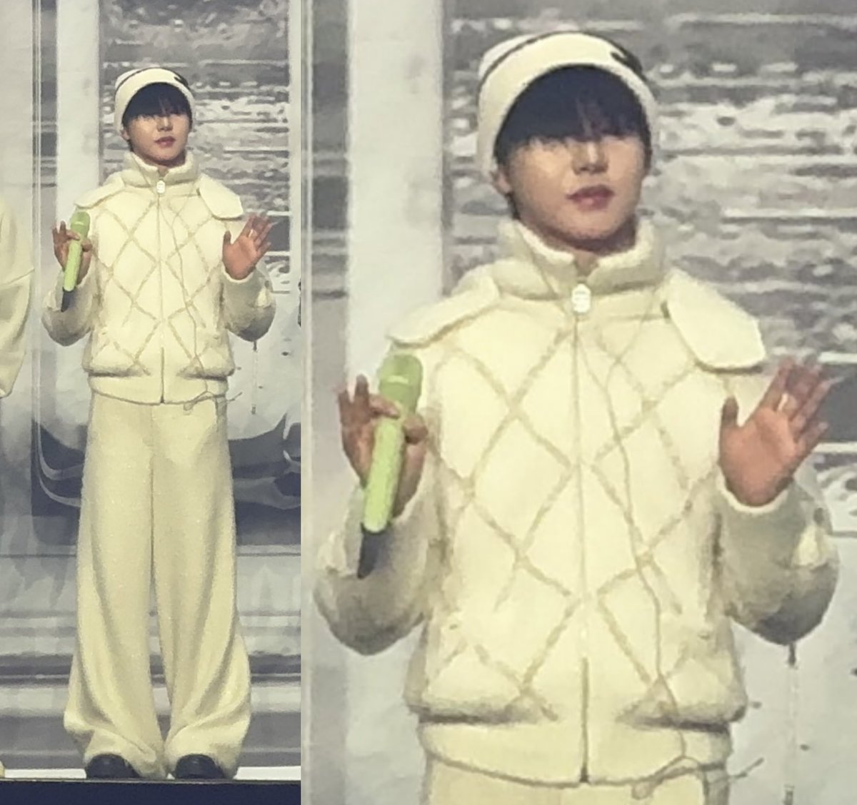 renjun en el soundcheck de hoy 🥹🤏🏻