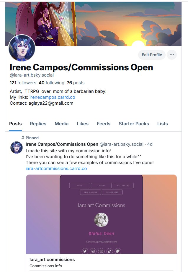 Reminder I'm on Bluesky as well! I'm using it a lot more these days, it's a nice place to be, at least for now XD