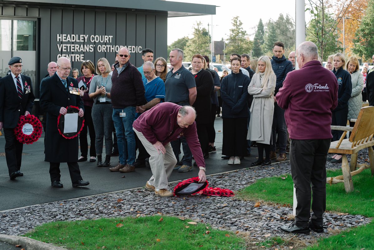 Remembrance service at RJAH yesterday. Led by our hospital padre, Simon Airey.  Well attended, as usual.  
Always very moving.
